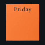ビジュアルカレンダーツール曜日の金曜日のメモ ノートパッド<br><div class="desc">週のビジュアルカレンダーツール日金曜日ノート – ビジュアルランゲージカラーコードされたカレンダーアダプティブリビングツールCricketDianeアートとデザイン – 金曜日、カレンダー、週の日ノートパッド、ビジュアルカレンダーツール、今日はノートパッド、週の視覚的な識別子の日、ビジュアルカラーコードされた整理ツール予定表ノートパッド、適応生活ツール、障害のある人のためのツール、独立した生活ツール、ビジュアル言語ツール – カレンダー/週の日、色分けされたカレンダー</div>