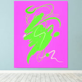 ビジュアルコンテンポダンスストレッチキャンバス印刷 キャンバスプリント (インサイチュ (ウッドフロア))