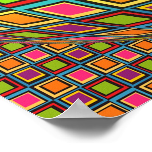 ビジュアルバラエティのオペアートポスター ポスター (角)