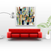 ビジュアルメモリーズ、オリジナルカラフル抽象芸術アート ポスター