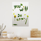 ビジュアル提案タイポグラフィポスター集 ポスター (キッチン)