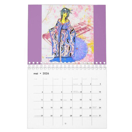 ビジュアル系 カレンダー (5月 2026)