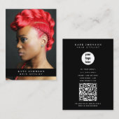 ビジユニークモダンャロ写真家 名刺 (正面/裏面)