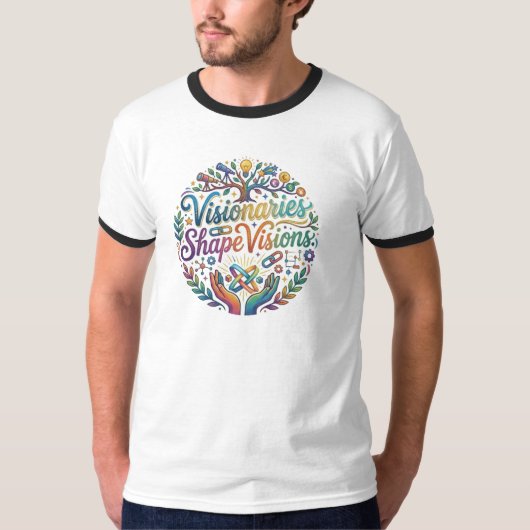 ビジョナリーがビジョンを形にする Tシャツ デザイン (正面)