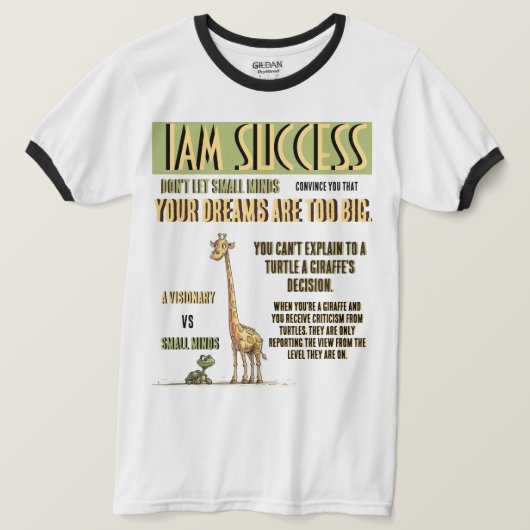 ビジョナリー Tシャツ (デザイン正面)