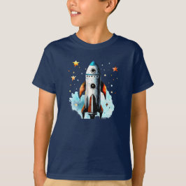 ビジョンが原動力:未来への打ち上げ Tシャツ