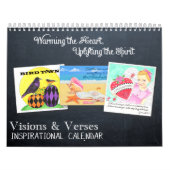 ビジョンと詩のカレン感動的ダー カレンダー (カバー)