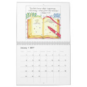 ビジョンと詩のカレン感動的ダー カレンダー (1月 2017)