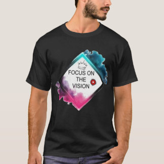 ビジョンに集中 ネオン グラフィック Tシャツ