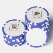 ビジョンの上に築かれた富 – 投資家 ポーカーチップ (積み重ね)