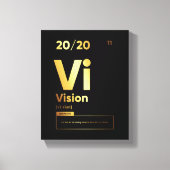 ビジョンの定義 |やる気を起こさせる引用文ウォールアート キャンバスプリント (正面)