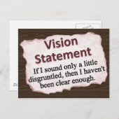 ビジョンの説明 ポストカード (正面/裏面)
