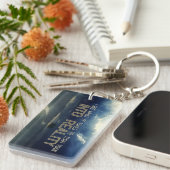 「ビジョンを現実にする」モチベーション肯定 キーホルダー (正面右)