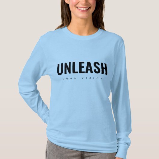 ビジョンを解き放て インスピレーション女子Tシャツ Tシャツ (正面)