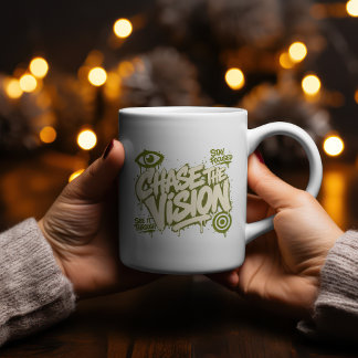 ビジョンストリートウェアグラフィティデザイン コーヒーマグカップ