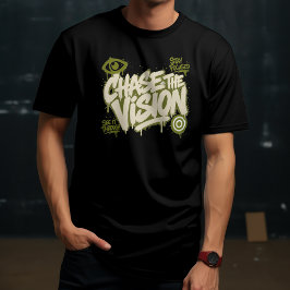 ビジョンストリートウェアグラフィティデザイン Tシャツ