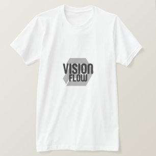 ビジョンフローミニマルロゴT型 Tシャツ
