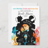 ビジョンボードパーティーの招待状 招待状 (正面)