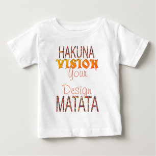 ビジョンユアデザインハクナマタタ ベビーTシャツ
