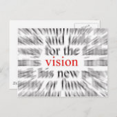 ビジョン（インスピレーション） ポストカード (正面/裏面)