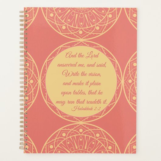 ビジョン プランナー手帳 (正面)