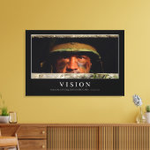 ビジョン：感動的引用文 キャンバスプリント (インサイチュ (リビング))
