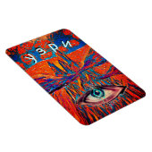 ビジョン。空の表現バラ マグネット (右側)