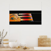 ビジョンVに固執 – マトリックス紙プリント ポスター (キッチン)