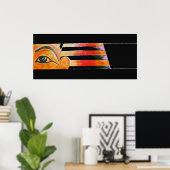 ビジョンVに固執 – マトリックス紙プリント ポスター (ホームオフィス)