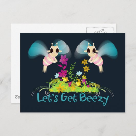 ビジーを出そう! ポストカード (正面/裏面)