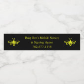 ビジー・ビーのモバイル公証人 ペットボトルラベル (シングルラベル)