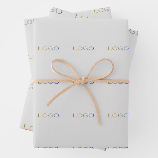 ビジ企業のネスロエレガントゴシンプルブランディング ラッピングペーパーシート (インサイチュ)