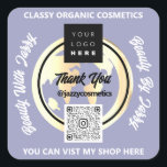 ビジ感謝していネスQRコードロゴ金ゴールドMAPグローブブルー スクエアシール<br><div class="desc">これは単にあなたのモダンビジネスに顧客を集め救済て、あなたのビジネスを成長させるツールであるflorenceKdesig@gmail.com特別な日を持って！フィレンツェKデザイン</div>