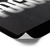 ビジ澄んョン – ゴールステッカーに焦点を合わせる ポスター (角)