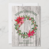 ビジ素朴ネス・シーズンの挨拶パーソナライズされた シーズンカード (正面)