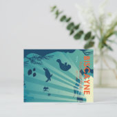 ビスカイヤン国立公園 フロリダ 水中 海事 ポストカード (スタンド正面)