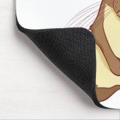 ビスカヴィザカチャキュートマウンテン齧歯動物の怠惰な眠気 マウスパッド (コーナー)