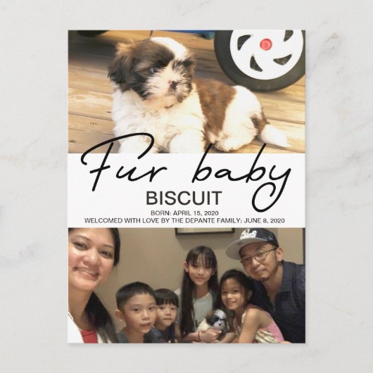 ビスキット - ようこそ ポストカード (正面)