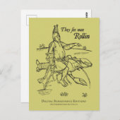 ビスクの散歩用はがき ポストカード (正面/裏面)