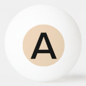 ビスク無地の色 卓球ボール (裏面)