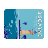 ビスケインナショナルパークボカチタ鍵ヴィンテージ マグネット (横)