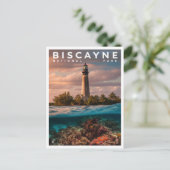 ビスケインナショナルパークライトハウス ポストカード (スタンド正面)