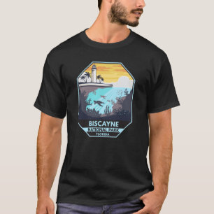 ビスケイン国立公園フロリダエンブレム Tシャツ