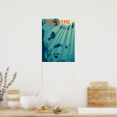 ビスケイン国立公園フロリダ海中海事 ポスター (キッチン)