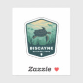 ビスケイン国立公園フロリダ |ダイカットのシール シール (シート)