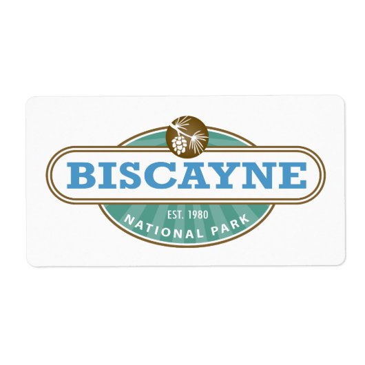 ビスケイン国立公園フロリダ ラベル (正面)