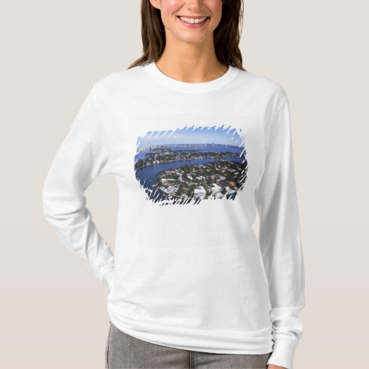 ビスケイン湾のプライベートアイランドホーム、スター Tシャツ (正面)