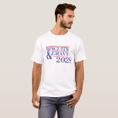 ビスケットとグレイビー 2028 Tシャツ (正面フル)