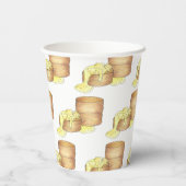 ビスケットとグレービーサザンフード料理料理 紙コップ (裏面)