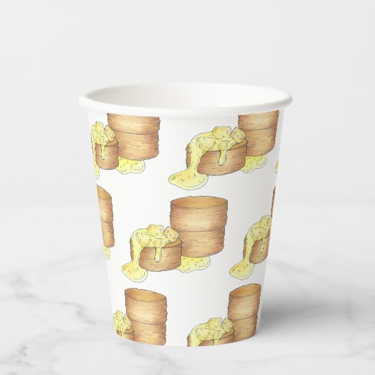 ビスケットとグレービーサザンフード料理料理 紙コップ (正面)